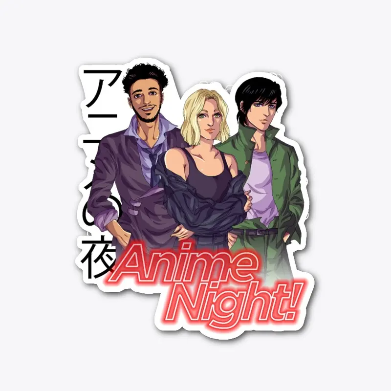 Anime Night Podcast Sticker